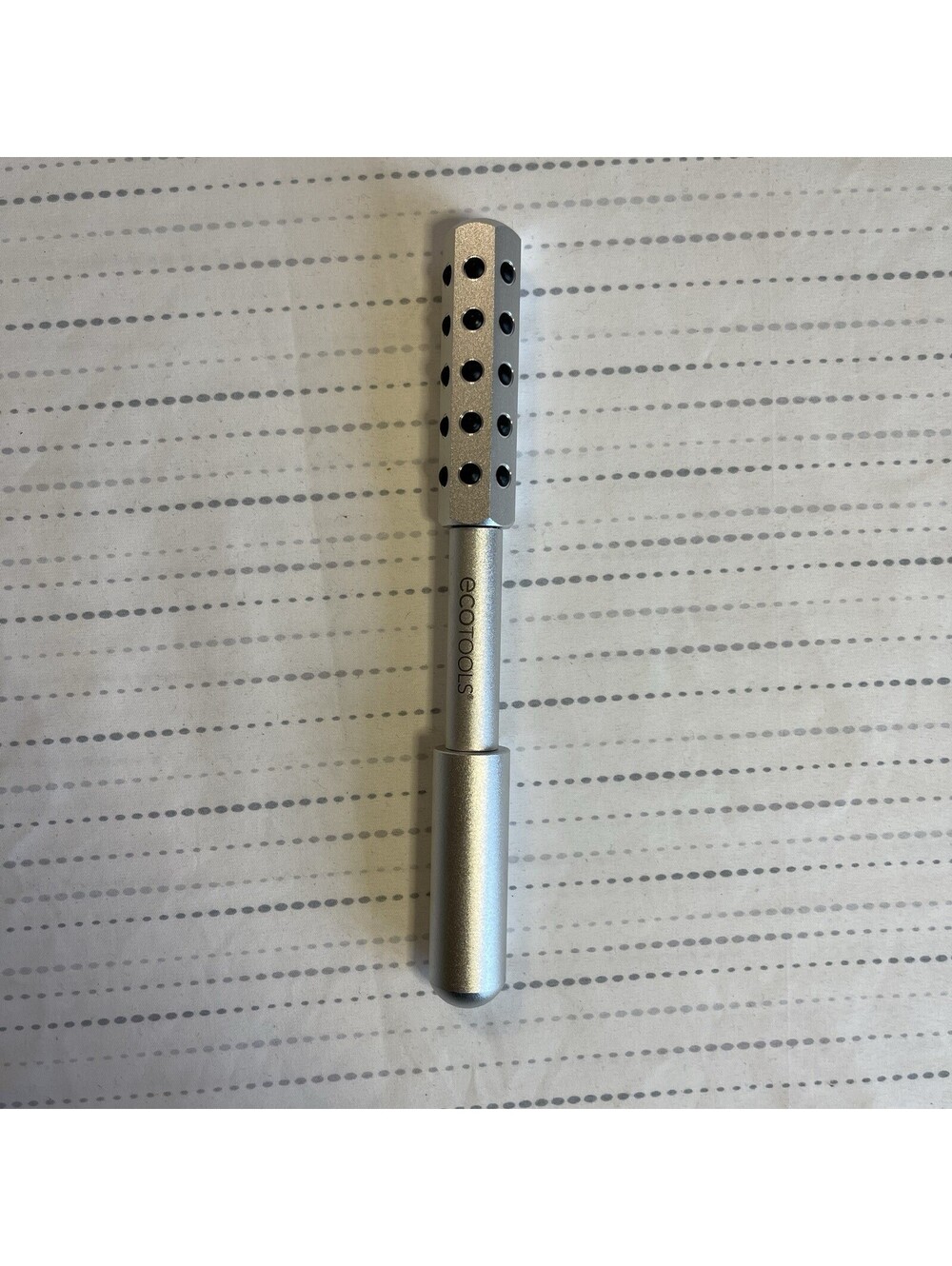 EcoTools Silver Textured Face Roller for Depuffing & Lymphatic Drainage